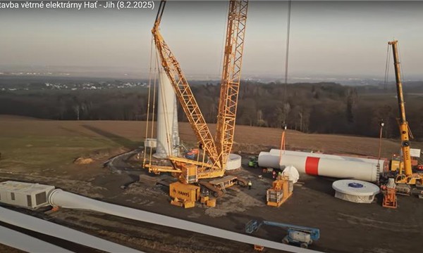 Výstavba větrné elektrárny – Hať