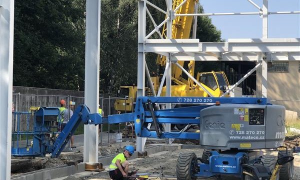 Projekt AL Invest Břidličná – montážní práce ve výškách