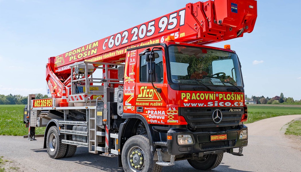 pronajem autoplosiny BRONTO SKYLIFT S46XDT