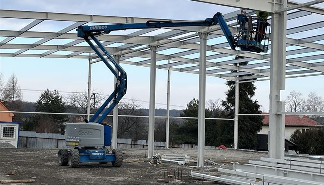 Montáž ocelové konstrukce – FEMONT Opava