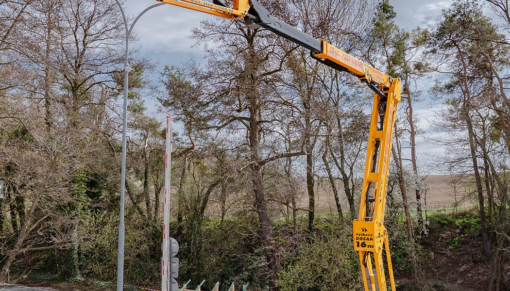 Haulotte SIGMA 16 maximalni bocni dosah 8,35 m