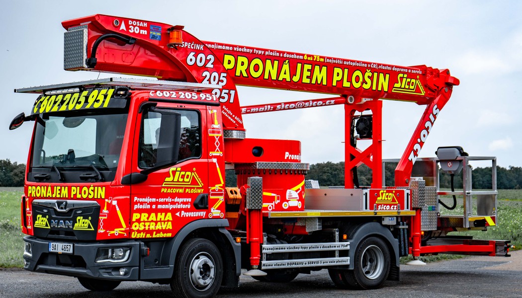 SICO RENT - MAN TGL Palfinger P300KS - autoplošina od SICO RENT