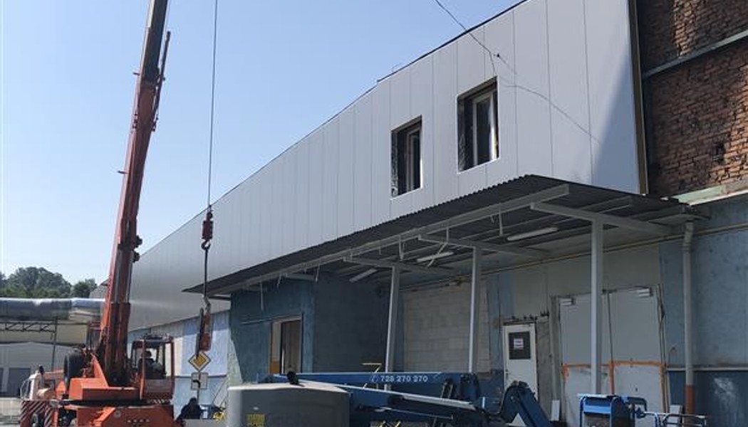 Projekt AL Invest Břidličná – montážní práce ve výškách