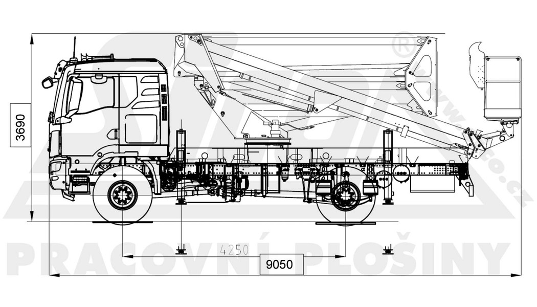 MAN TGM 4x4 GSR E290PX_rozmery_01
