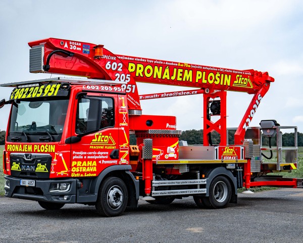 SICO RENT - MAN TGL Palfinger P300KS - autoplošina od SICO RENT