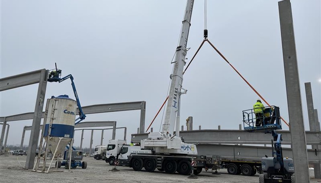 Stavba výrobního areálu BMW – Mošnov