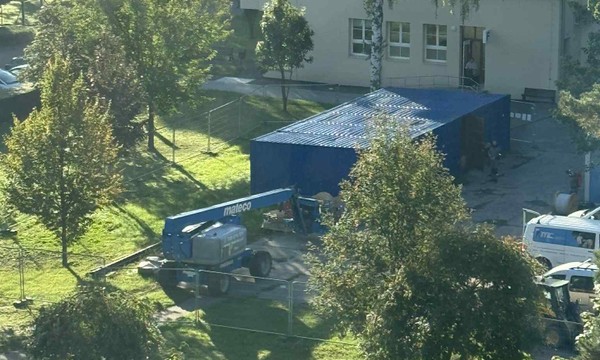 Elektroinstalační práce v areálu Opavské nemocnice