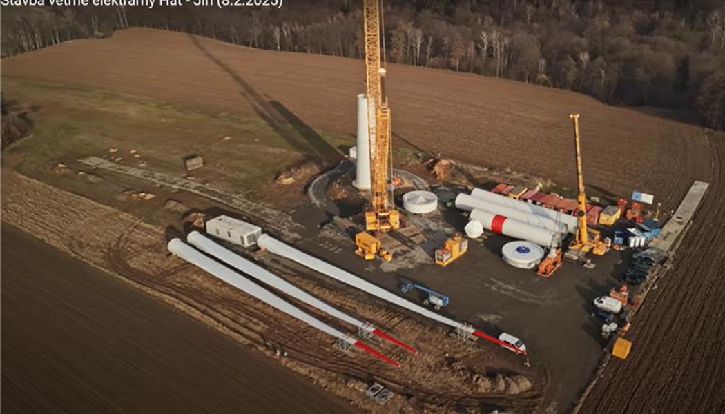 Výstavba větrné elektrárny – Hať